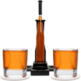 Baseball Bat Whiskey Decanter Set for Men With Baseball Ball Whiskey Glass Set of 2. Baseball Liquor Decanter, Gift for Men. Alcohol Decanter Set