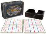 Hockey Ceramic Coasters with Holder