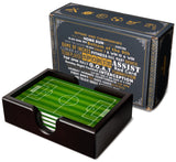 Soccer Ceramic Coasters with Holder