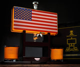 USA FLAG Whiskey Decanter Set. Unique Gifts for Men or Dad, Home Bar Gifts. Liquor Alcohol, Bar Tumbler, Alcohol Decanter Set