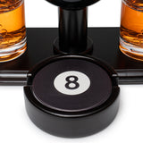 8 Ball Whiskey Decanter Set for Men With Whiskey Glass Set of 2. Liquor Decanter, Whiskey Gift Set, Gift for Men. Alcohol Pool Billiard Decanter Set