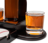 Baseball Bat Whiskey Decanter Set for Men With Baseball Ball Whiskey Glass Set of 2. Baseball Liquor Decanter, Gift for Men. Alcohol Decanter Set