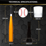 Baseball Bat Whiskey Decanter Set for Men With Baseball Ball Whiskey Glass Set of 2. Baseball Liquor Decanter, Gift for Men. Alcohol Decanter Set