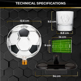 Soccer Ball Whiskey Decanter Set. Unique Gifts for Men or Dad, Home Bar Gifts. Football Liquor Alcohol, Bar Tumbler, Alcohol Decanter Set