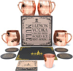 Hammered Barrel Copper 4pack set