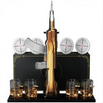 AK47 Gun Decanter 4 Glass Set