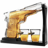 Pistol Decanter 2 Glass Set