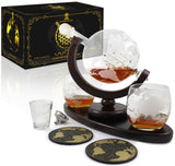 Globe Decanter 2 Glass Set