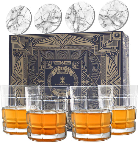 Whiskey Glass Squares