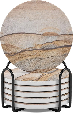 Sandstone Ceramic Coaster