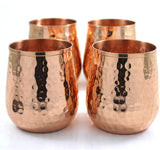 Stemless Copper Cup 4pack set