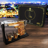 Pistol Decanter 2 Glass Set