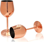 Wine Glass Copper 2pack set