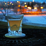 Whiskey Glass Ice Glacier