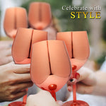 Wine Glass Copper 2pack set