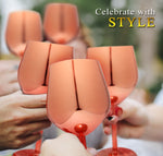 Wine Glass Copper 4pack set