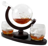 Globe Decanter 2 Glass Set