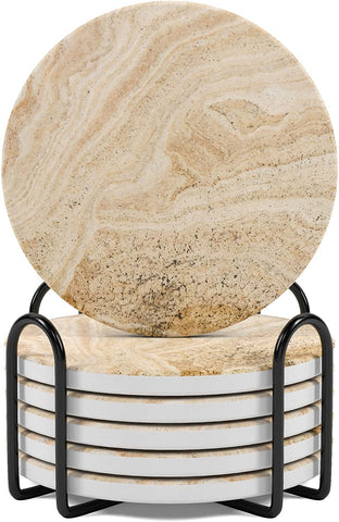 Limestone Ceramic Coaster