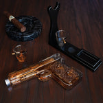 Pistol Decanter 2 Glass Set